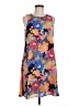 Cupio 100% Polyester Print Blue Cocktail Dress Size M - photo 1