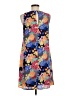 Cupio 100% Polyester Print Blue Cocktail Dress Size M - photo 2