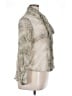 Zara Silver 3/4 Sleeve Blouse Size XL - photo 4