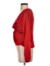 Intermix Red Long Sleeve Silk Top Size 2 - photo 5