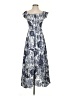 AaKaa 100% Rayon Paisley Blue Casual Dress Size S - photo 1