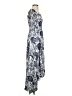 AaKaa 100% Rayon Paisley Blue Casual Dress Size S - photo 4