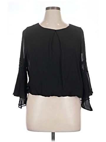 BCX 3/4 Sleeve Blouse (view 1)