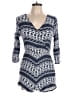 Brigitte Bailey 100% Rayon Blue Romper Size L - photo 1