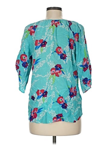 Yumi Kim 3/4 Sleeve Silk Top (view 2)
