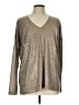 Club Monaco Metallic Gray Long Sleeve Top Size L - photo 1
