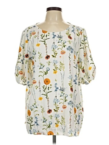 Remade Short Sleeve Blouse (view 1)