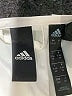 Adidas 100% Polyester White Zip Up Hoodie Size S - photo 7