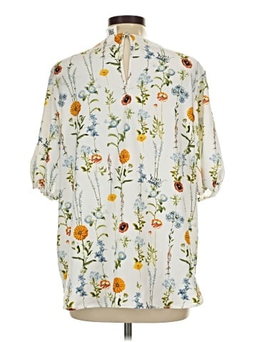 Remade Short Sleeve Blouse (view 2)