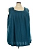 BLOOMCHIC Teal Sleeveless Blouse Size 28 - photo 1