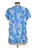 Lilly Pulitzer Blue Short Sleeve Blouse Size L - photo 2