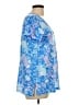 Lilly Pulitzer Blue Short Sleeve Blouse Size L - photo 4