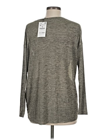 Zara W&B Collection Long Sleeve Top (view 2)