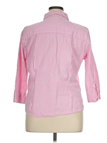 L.L.Bean 3/4 Sleeve Button-Down Shirt (view 2)