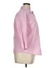 L.L.Bean 100% Cotton Checkered-gingham Pink 3/4 Sleeve Button-Down Shirt Size XL - photo 4