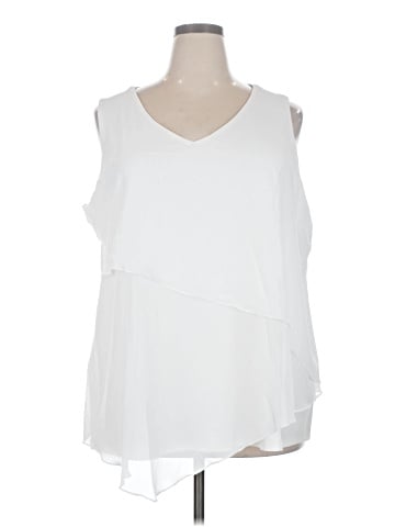 Nina Leonard Sleeveless Blouse (view 1)