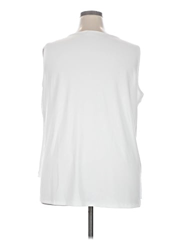 Nina Leonard Sleeveless Blouse (view 2)
