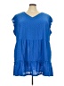 BLOOMCHIC Blue Sleeveless Blouse Size 28 - photo 1