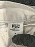 Levi's 100% Cotton Solid Ivory Khaki Shorts Size M - photo 3