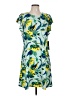 Nine West Tropical Green Casual Dress Size 12 - photo 1