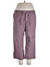 L.L.Bean Metallic Purple Silver Casual Pants Size XL - photo 1