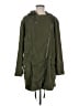 Topshop 100% Cotton Green Coat Size 8 - photo 1