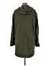 Topshop 100% Cotton Green Coat Size 8 - photo 2