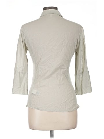 Max Studio 3/4 Sleeve Button-Down Shirt (view 2)