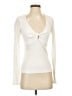Monrow Ivory Long Sleeve T-Shirt Size M - photo 1