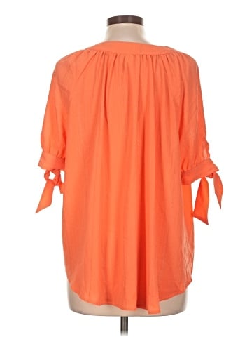 NY Collection 3/4 Sleeve Blouse (view 2)