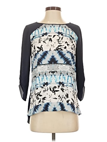 BCBGMAXAZRIA 3/4 Sleeve Blouse (view 1)