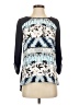 BCBGMAXAZRIA 100% Polyester Blue 3/4 Sleeve Blouse Size S - photo 1