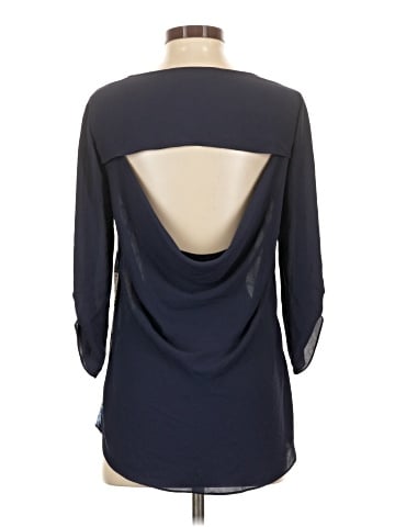 BCBGMAXAZRIA 3/4 Sleeve Blouse (view 2)