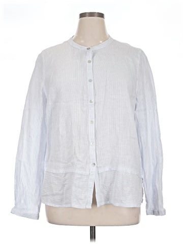 Sigrid Olsen Long Sleeve Button-Down Shirt (view 1)
