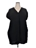 Gap 100% Rayon Black Short Sleeve Blouse Size XXL - photo 1