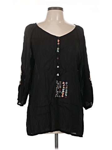 Johnny Was 3/4 Sleeve Blouse (view 1)