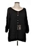 Johnny Was Black 3/4 Sleeve Blouse Size L - photo 1