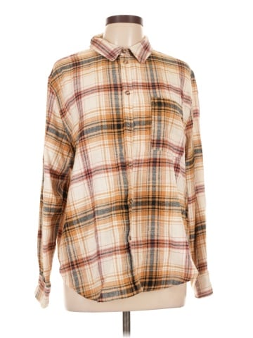 Love Tree Long Sleeve Button-Down Shirt (view 1)