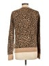 Merona 100% Cotton Animal Print Brown Pullover Sweater Size L - photo 2