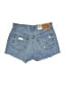Levi's 100% Cotton Blue Denim Shorts Size 28 waist - photo 2