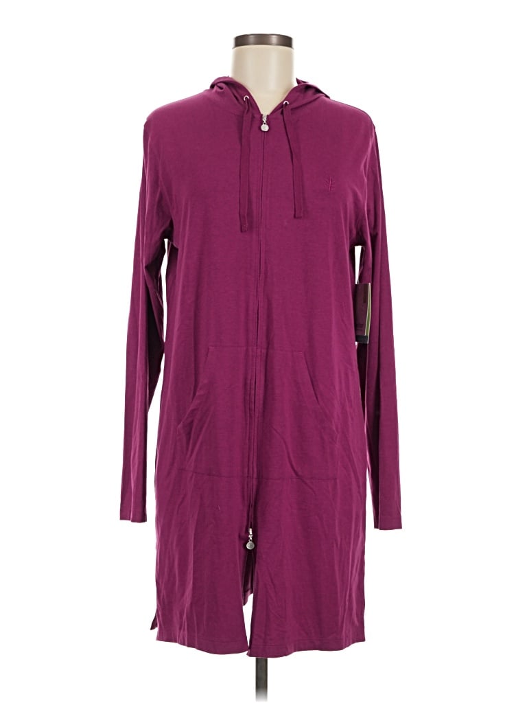 Coolibar Fleece Jacket In Purple