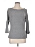 St. John Gray 3/4 Sleeve Top Size L - photo 1