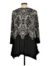 JM Collection Black Long Sleeve Blouse Size L - photo 2