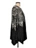 JM Collection Black Long Sleeve Blouse Size L - photo 4