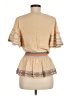 XXI 100% Rayon Tan Short Sleeve Blouse Size M - photo 2