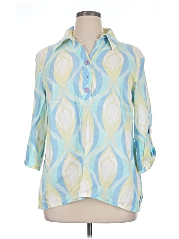JM Collection 3/4 Sleeve Blouse (view 1)