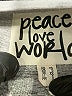 Peace Love World Gray Long Sleeve Top Size XS - photo 7