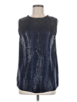Neiman Marcus Sleeveless Silk Top