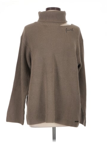 Peace Love World Turtleneck Sweater (view 1)