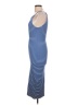 Zara Stripes Blue Casual Dress Size L - photo 5